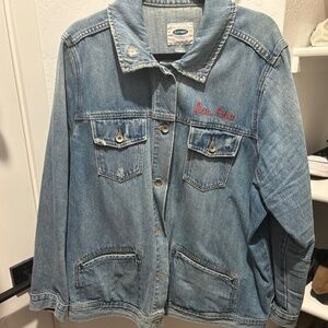 Vintage Vibes Old Navy Patchwork Jean Jacket| Size 3X| Plus Size Jacket|